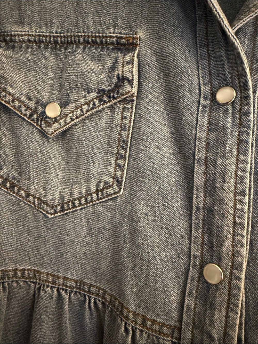 Denim Mini Dress - Picture 3 of 5